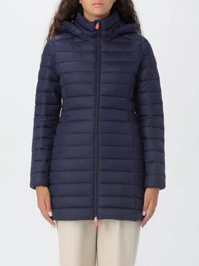 Save The Duck Coat Woman Color Blue In Blau | ModeSens