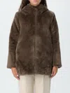 Save The Duck Coat  Woman Color Grey In Grau