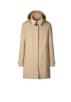 Save The Duck Coat With Hood Woman  D42023w-grin21-92 Embedding In Neutral