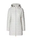 Save The Duck Coat With Hood Woman  D47180w-giga21-124 Carol In White