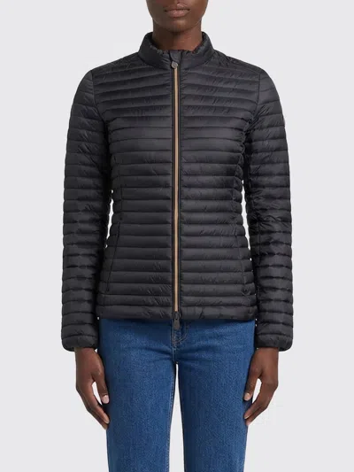 Save The Duck ジャケット  レディース カラー ブラック In Animal Print