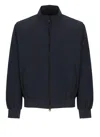 Save The Duck Blue Tech Fabric Waterproof Finlay Jacket In Blue