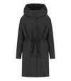 Save The Duck Noelle Black Parka In Black