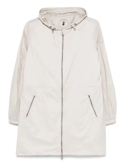 SAVE THE DUCK SAVE THE DUCK PARKA IN GREY WITH HOOD