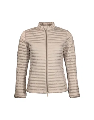 Save The Duck Coats Beige In Yellow