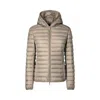 Save The Duck Casual Jacket In Beige Chiari E Naturali