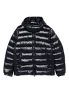 Save The Duck Florian Hooded Puffer Jacket In Black