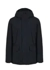 Save The Duck Elon Adjustable-hood Jacket In Black