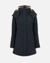 Save The Duck Samantah Hooded Parka Coat In Black