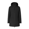 Save The Duck Hooded Parka In Nero Neri E Grigi