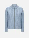 Save The Duck Pearl Water Repellent Quilted Jacket In Blue