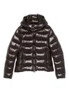 Save The Duck Quilted Jacket With Hood And Cropped Fit In Black