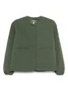 Save The Duck Quilted Green Jacket With Relaxed Silhouette In Green