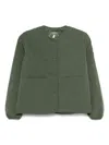 Save The Duck Quilted Green Jacket With Relaxed Silhouette In Green