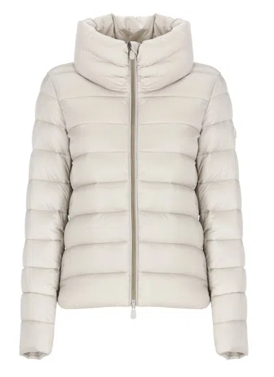 Save The Duck Jacket  Woman Color Sand In White