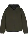 Save The Duck Ezra Puffer Jacket In Verde E Nero