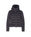 Save The Duck Hooded Padded Jacket In Black