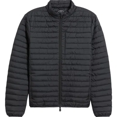 Save The Duck Cole Quilted Puffer Jacket In Black