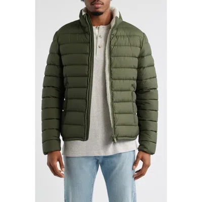 Save The Duck Conan Quilted Water Repellent Jacket In Green