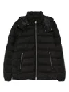 Save The Duck Constantin Flannel-effect Puffer Jacket Clothing In Black