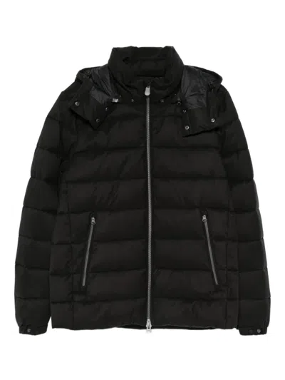 Save The Duck Constantin Flannel-effect Puffer Jacket Clothing In Black