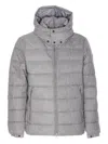 Save The Duck Constantin Flannel-effect Puffer Jacket Clothing In Gray