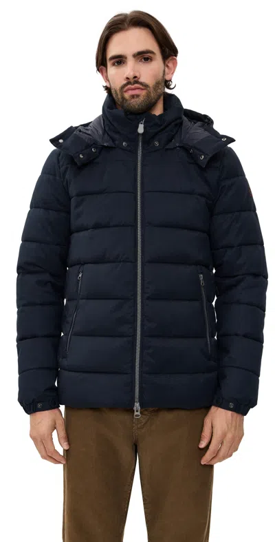 Save The Duck Constantin Wool Jacket Navy Blue Melange