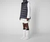 Save The Duck Coral Puffer Vest In Ebony Grey In Multi