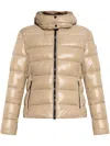 Save The Duck Cosmary Puffer Jacket With Removable Hood In Neutrals