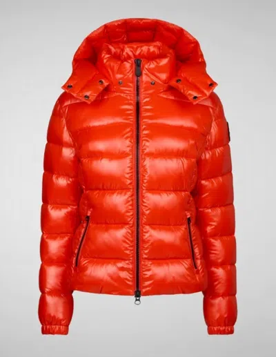 Save The Duck Cosmary Puffer Jacket In Poppy In Maple Orange