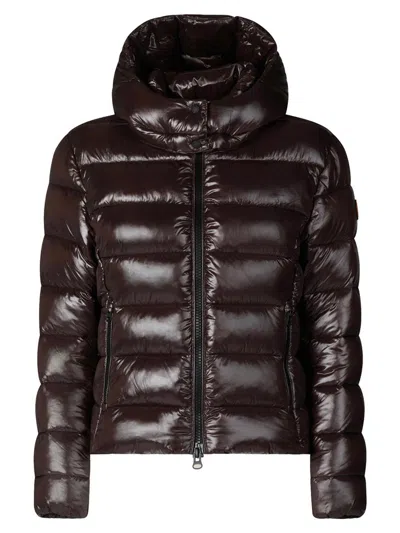 SAVE THE DUCK SAVE THE DUCK COSMARY SLIM FIT DOWN JACKET WITH LAQUÉ FINISH CLOTHING