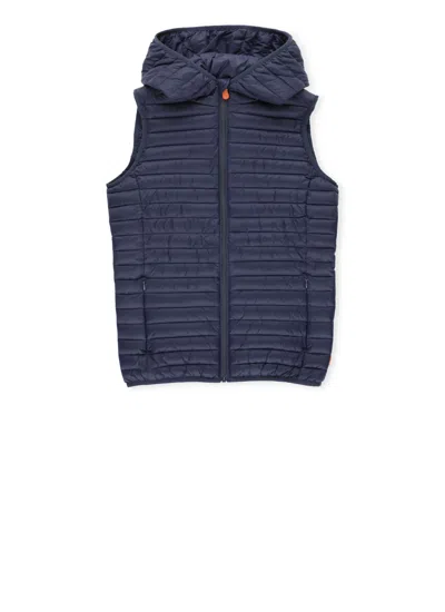 Save The Duck Kids' Cupid Padded Vest In Blue