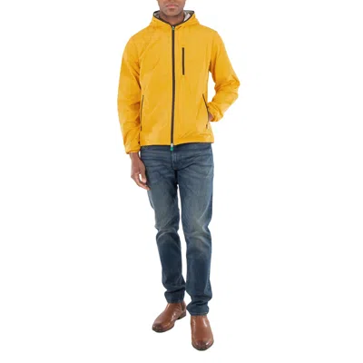 Save The Duck Curry Yellow David Hooded Rain Jacket