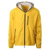 Save The Duck Curry Yellow David Hooded Rain Jacket In Yellow