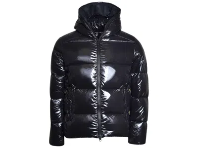 Pre-owned Save The Duck D31280m Men's Jacket Long Sleeve Hooded Black
