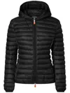 Save The Duck Carly Recycled Nylon Puffer Jacket In Black