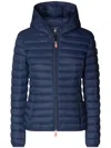 Save The Duck Quilted Casual Jacket In Blue
