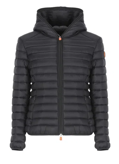 Save The Duck Daisy Padded Short Jacket In Grey