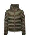 Save The Duck Devon Nylon Down Jacket In Green