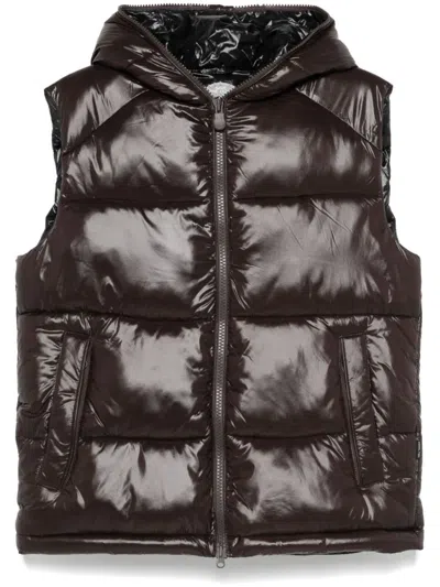 Save The Duck Dexter Gilet In Brown