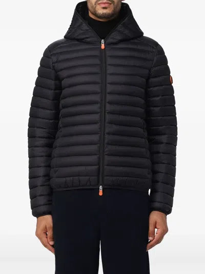 Save The Duck Donald Hooded Jacket In Black