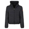Save The Duck Juncus Hooded Harrington Jacket In Black