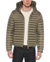 Save The Duck Alexander Hooded Puffer Jacket In Grey
