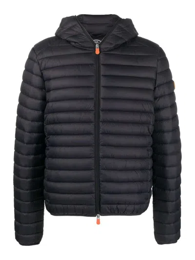 Save The Duck Donald Padded Short Jacket In Blue