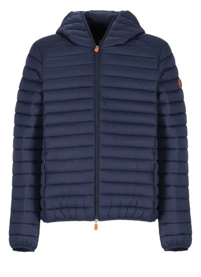 Save The Duck Donald Padded Jacket In Blu