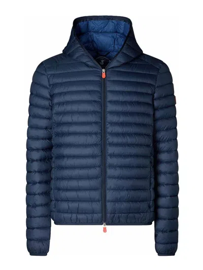 Save The Duck Donald Padded Jacket In Dark Blue