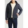 Save The Duck Donald Packable Puffer Jacket In Blue Black