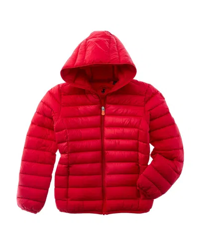 Save The Duck Kids' Dony Puffer Jacket In Red
