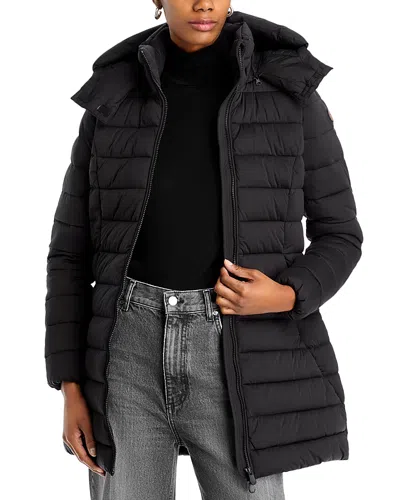 Save The Duck Dorothy Hooded Puffer Jacket In Black