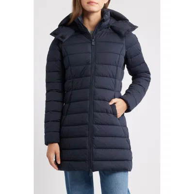 Save The Duck Dorothy Water Resistant Quilted Puffer Coat In Blue